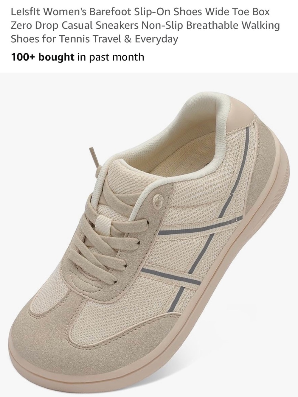 Barefoot Sneakers - Beige